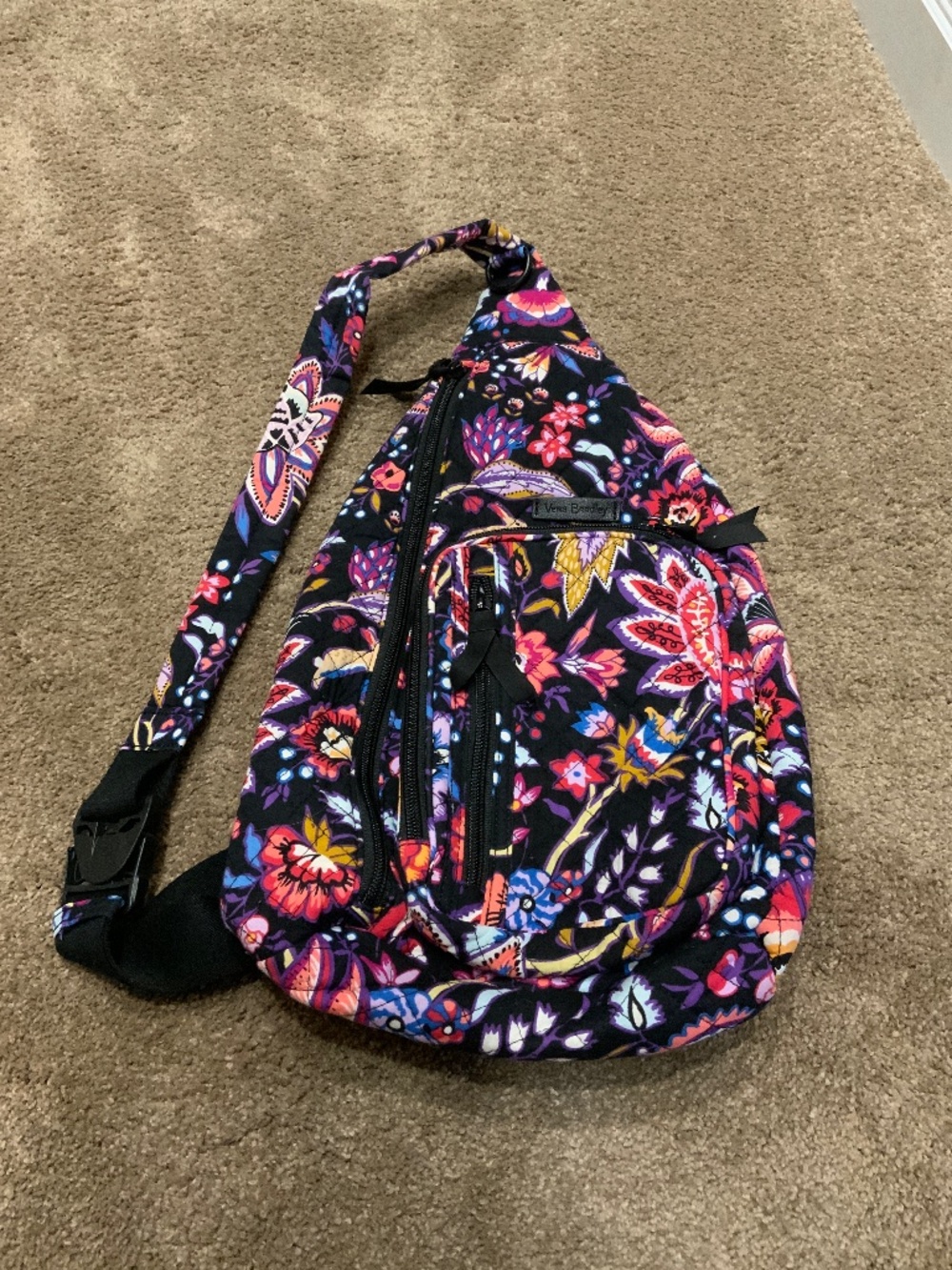 Vera Bradley Sling Bag Purse Backpack Over the Shoulder